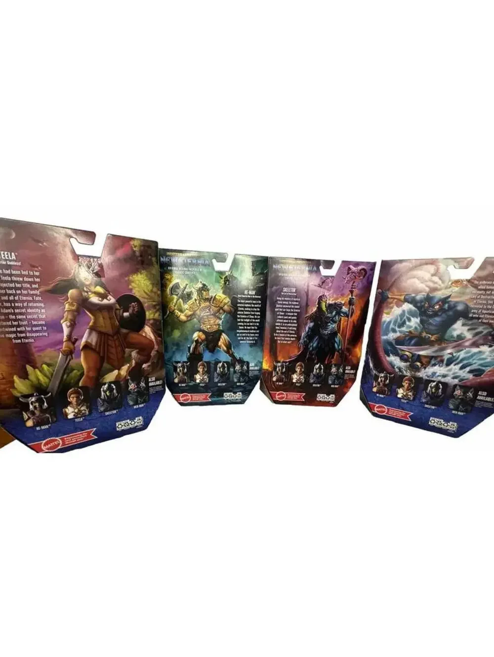 Masters of the Universe Masterverse Collection: Mer-Man, He-Man, Skeletor, Teela